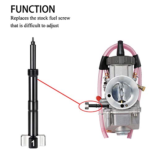 Air Fuel Mixture Screw CNC Adjust Carb FCR Air Screw Compatible With