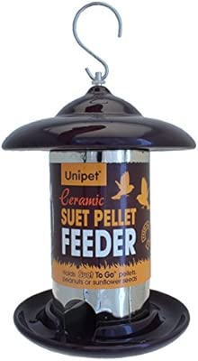 Ceramic Suet Pellet Feeder Amazon Co Uk Pet Supplies