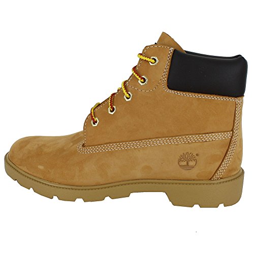 Timberland Children's 6 Inch Classic Boot,Wheat Nubuck,US 5.5 M
