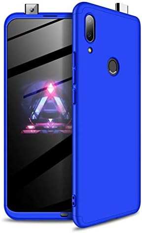 JINCHANGWU compatible with Case Cover for Huawei P Smart Z 2019 Case+Not included Screen Protector Hard PC 360 Degree protection Ultra-Thin Lightweight Anti-Scratch Case Blue