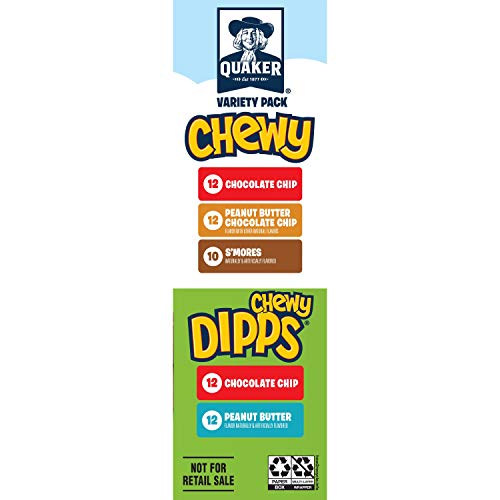 3 Quaker+Chewy+Granola+Dipps+Variety