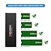 ELUTENG M.2 Enclosure for SATA B/B+M Key NGFF External SSD Reader (NOT for NVME) and Writer Superspeed 5Gbps M2 HDD to USB 3.0 Adapter with UASP, Support NGFF M.2 2230 2242 2260 2280