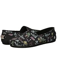 Skechers Bobs al 100% con tela de algodón de pato de mujer 's plush-ball o' diversión Ballet Flat