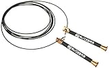 EliteSRS Elite Surge 2.0 - Premium Double Under Cable Speed Jump Rope - Dual Ball Bearing 4oz Aluminium Handles - Cross Training Gym Rope