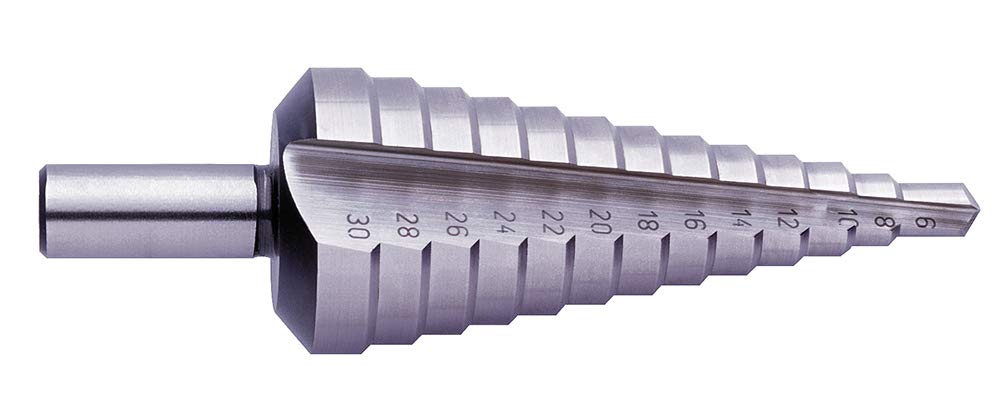 Exact 5322 Step Drill with Straight Nut 12-20 mm HSS