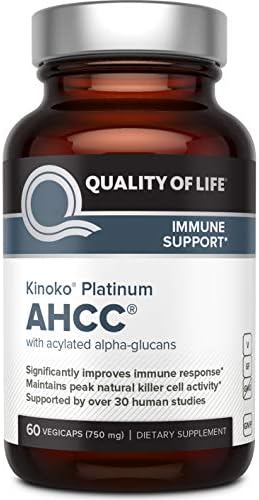 Premium Kinoko Platinum Ahcc Supplement 750mg Of Ahcc Per Capsule Supports Immune Health Liver Function Maintains Natural Killer Cell Activity 60 Veggie Capsules Amazon Sg Health Personal Care