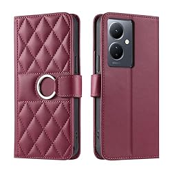 Lucyliy Compatible with vivo V29 Lite Case Flip PU