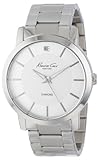 Kenneth Cole New York Men's KC9285 Rock Out Silver Dial Diamond Dial Analog Bracelet Watch