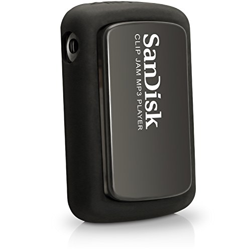 igadgitz U3902 Silicone Gel Skin Cover Case Compatible with Sandisk Sansa Clip Jam MP3 SDMX26-008G (2015) - Black