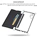 Petocase Compatible Note 10 Plus Wallet Case, Ultra Thin Slim Folio Flip Case Premium Protective PU Leather Wallet Case with Card Slot Clear Soft TPU Back Cover for Samsung Galaxy Note 10 Plus Black