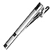 Tie Clips, Hugesavings 3Pcs Fashion Necktie Clips Tie Bar Clips Tie Pins Set Silver Tone
