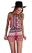 Ayliss Women's Sexy Cut Out Back Bohemian Casual Loose Romper Playsuit