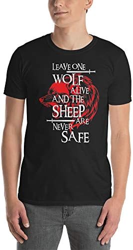 Leave One Wolf Alive and The Sheep are Never Safe Shirt, If You Like Wolves and Stark,This is Your Ideal Game of Thrones