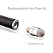 Dimples Excel Stylus Pen Replacement Thin Fiber Tips for iPad Tablet Kindle Touchscreen Devices – 8 Pack (Thin Fiber Tips)