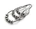 Wrenwane Premium Shower Curtain Hooks, 100% Stainless Steel, Polished Chrome, Set of 12 Rings