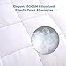 Queen Comforter, Down Duvet Alternative Insert Set with Corner Tabs, All Season Quilted White Hypoallergenic & Reversible, Box Stitched Goose Down Alternative Fill, Brushed Microfiber