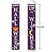 Halloween Decorations Outdoor | Happy Halloween & Drink Up Witches Halloween Signs for Front Door or Indoor Home Decor | Porch Decorations | Halloween Welcome Signs