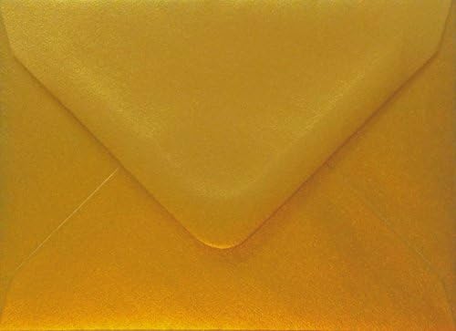 C5 / A5 Premium Gold Metallic Envelopes by Mad as a Crafter (10)