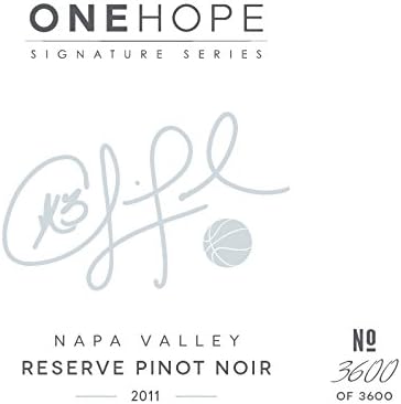 2011 ONEHOPE Chris Paul Signature Series, Napa Valley Pinot Noir 750 mL Wine