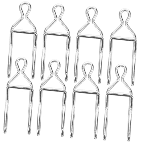KESYOO 50pcs Iron Pocket Watch Chain Clasps DIY Accessories Durable Rust Resistant Clips for Cowboy Chains Easy Attach Detach Crafting