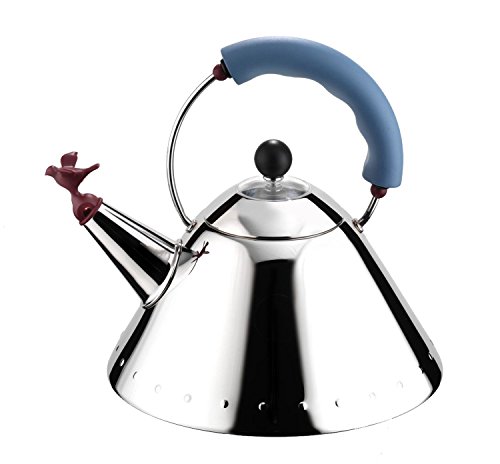 Click Here to See More Images Alessi 9093 Kettle with Bird Whistle