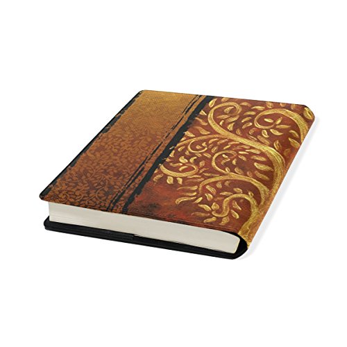 Tree Stretchable Leather Book Covers Standard Size for Student Hardcover Textbooks Fits Up to 9x11-Inch for School Girls Boys Gift
