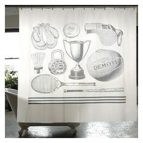 Amazon Com Izola Sport Shower Curtain Home Kitchen