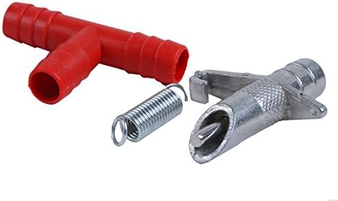 LYW 100 Sets of Red Barb Rabbit Drinker Mouse Water System Rodent Watering System