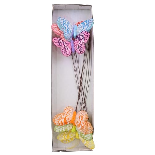 Reliant Ribbon, Floral Accessories - Pastel Glit Butterfly, 4 Inch, Pastel Op1,…