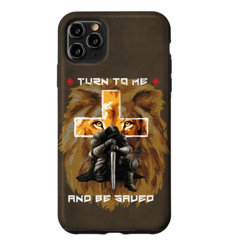 Baptismal Gifts Men Lion Cross Religious Christian Verse Case for iPhone 11 Pro…