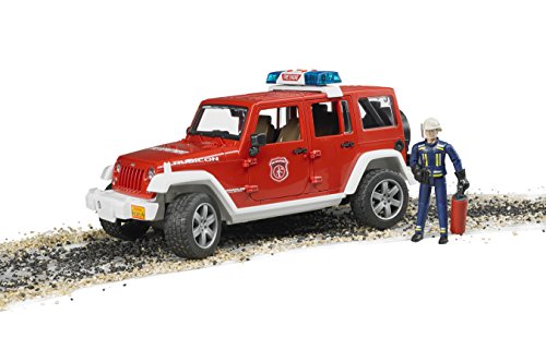 Bruder Jeep Rubicon Fire Rescue with Fireman Vehicle