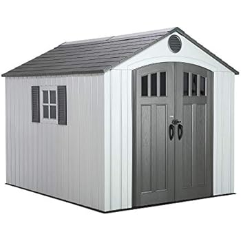 amazon.com : lifetime 6405 outdoor storage shed with