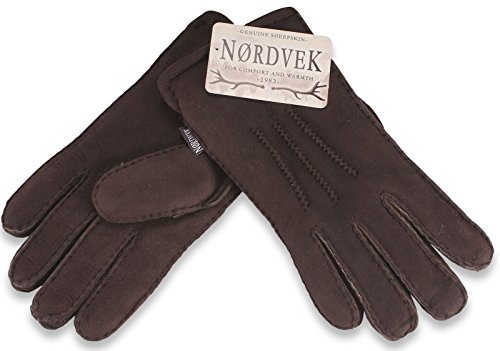 nordvek mens sheepskin gloves