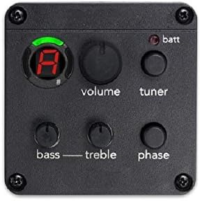 Acoustic Guitar Onboard Preamps Systems Active Pickups 4 Band EQ Presys+(black)