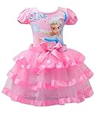 Eyekepper Little Girl's Elsa Printed Tutu Dresses