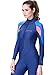 A Point Wetsuits Women Full Body Cover Swimsuit Diving Skin for Scuba Snorkeling