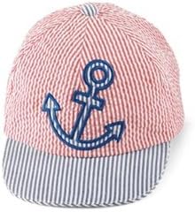 seersucker baseball cap