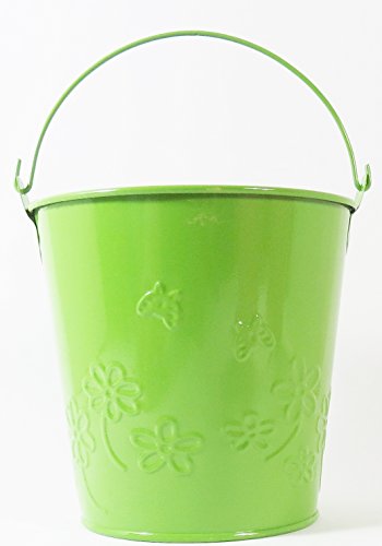 Set of 4 Painted Metal Pails - Size 5.5 inches - Thumbnail 3