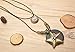 Sovenny 50 Pieces 1.5mm Brown Waxed Necklace Cord with Bronze Chain Lobster Clasp for Bracelet Necklace and Jewelry Making