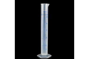 Transparent Plastic Graduated Cylinder,Laboratory Measuring Tool, Liquid Volume Measuring Tool,Measuring Cylinders 250ml Plas