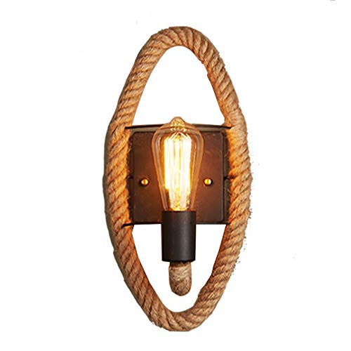 Vintage Retro Wandlampe Amerikanische Seil Industrial Lampe Eisen