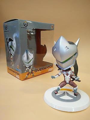 Game Overwatch Offense Hero Genji Blue 10cm / 4" PVC Figure
