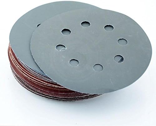 Sanders &amp; Accessories 30x 5" Sanding Disc Sheet Hook and Loop Backed Polishing Sandpaper Set 80-2000#