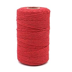 200M/656Feet Cotton String,Red String,Cotton Cord