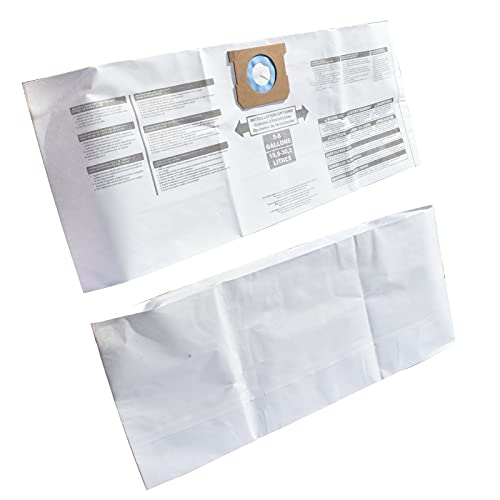 Vacuum Filter Bag for ShopVac 58 Gallon Type E, Dry Wet Disposable