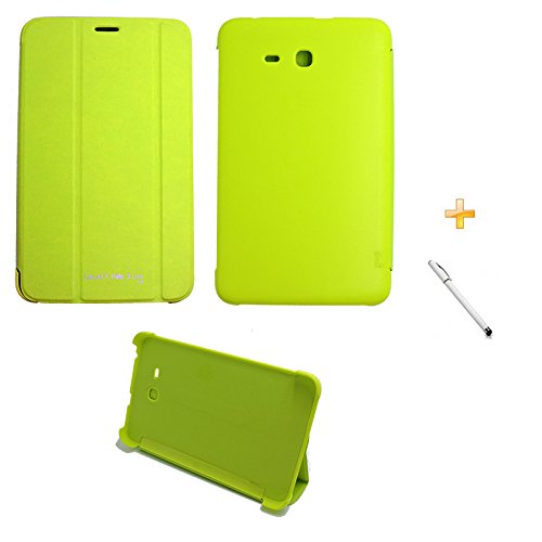Capa Smart Book Case Galaxy Tab E - 7" T113/T115/T116 / Caneta Touch (Verde)