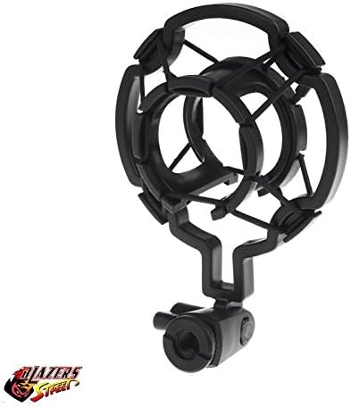 Blazers Studio - Universal Mic Microphone Shock Mount Clip Holder for Radio Broadcasting Studio, Voice Over Services, Audio Recording Studios