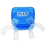 EZGO Pack of 2 Thermo-molding Custom Fitting Dental Teeth Whitening Trays with Storage Case, Boil & Bite Bleaching Trays for Teeth Whitening Gel