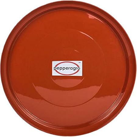ANTIER Flower Pot Plant Saucer Base Plate Planter Tray 13 inch Terracotta (Set of 12) Plant Container