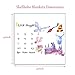 SHELLBOBO Baby Monthly Milestone Photo Blanket for Baby Pictures 40